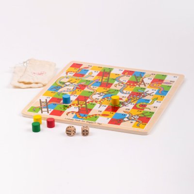 Bigjigs Toys Ormar och stegar 2