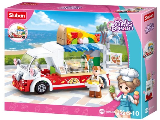 Sluban Girls Dream M38-B0993D Camion à pizza