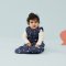 ERGOPOUCH Schlafsack Bio-Baumwolle Jersey Whale 3-12 m, 6-10 kg, 2,5 tog