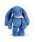 Doudou Lapin en peluche avec foulard bleu 35 cm
