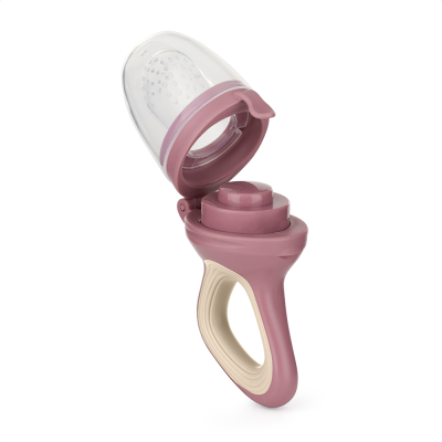 PETITE&MARS Dudlík silikonový na krmení Fruzi Rose&Sand 6m+