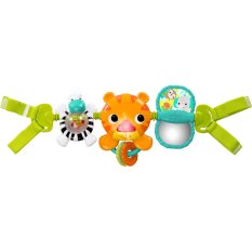 BRIGHT STARTS Tiger Bar Kinderwagenspielzeug, 0 m+