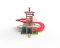 2Kids Toys Garaje de madera con tren