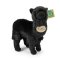Rappa Llama de peluche alpaca negra 23 cm ECO-FRIENDLY