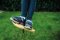 small foot Dysk do huśtania z uchwytami Black Line