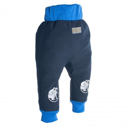 Detské softshellové nohavice s membránou Monkey Mum® - Nočná obloha