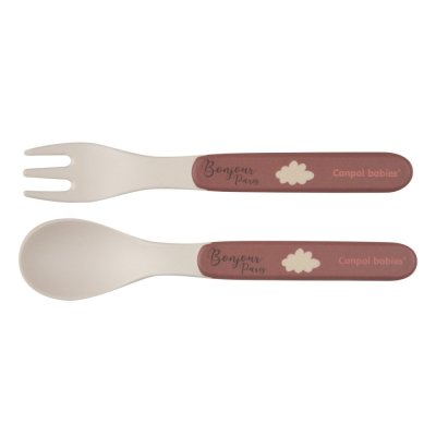 CANPOL BABIES Bonjour Paris Geschirrset 5-teilig rot