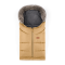 PETITE&MARS Set zimní fusak Arctic 4v1 + rukavice na kočárek Furry Elegant Caramel