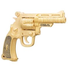 Woodcraft Houten 3D Puzzel Pistool S&W