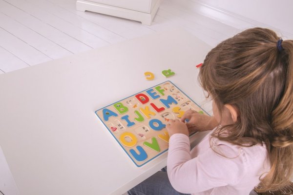 Bigjigs Toys Englisches Alphabet mit Bildern