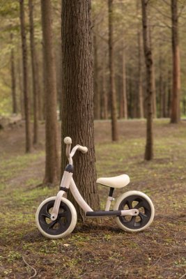 QPLAY Loopfiets Trainer Beige, leeftijd 2-4 jaar