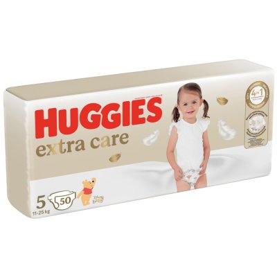 HUGGIES® Extra Care Wegwerfwindeln 5 (12-17 kg) 50 Stk