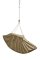 Hängesessel Hängesessel beige meliert HOJDAVAK MAXIMUS OUT mit Kissen, Holz Indoor, Seil weiß