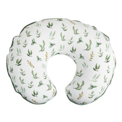 CHICCO Poduszka do karmienia Boppy z bawełny organicznej - Zielone Liście