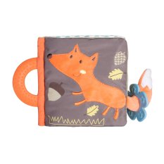 CANPOL BABIES Boek educatieve pluche FOX