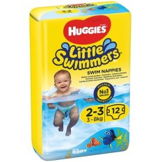 HUGGIES® Little Swimmers Couches humides jetables 2-3 (3-8 kg) 12 pcs