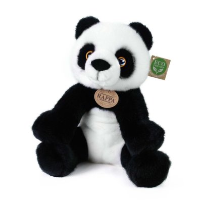 Rappa Plyschpanda sittande 27 cm ECO-FRIENDLY