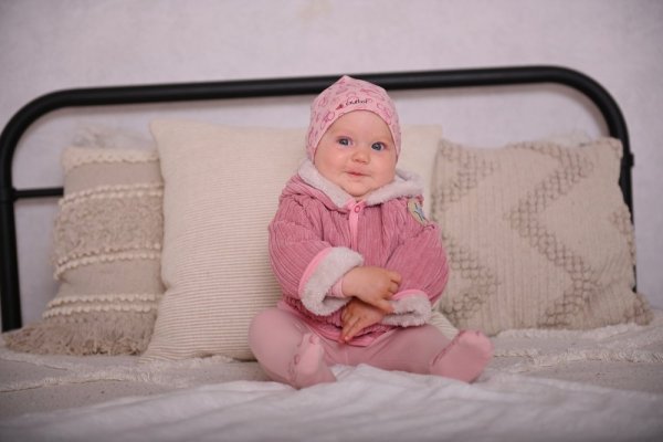 Lammfelljacke - Rosa