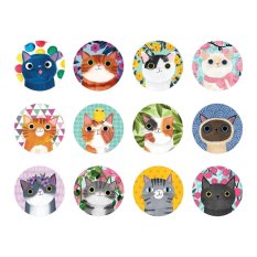 Mudpuppy Mini gra memory Koty