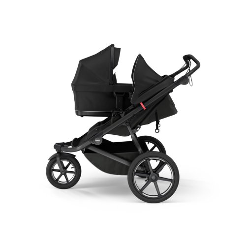 THULE αδερφικό καρότσι Urban Glide Double Μαύρο/Μαύρο σετ XXXL