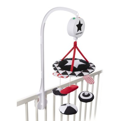 CANPOL BABIES Kontrastný plyšový kolotoč s melódiami Sensory