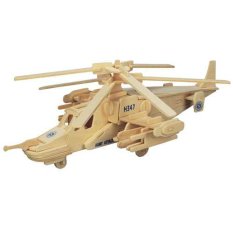 Woodcraft Trä 3D pussel helikopter