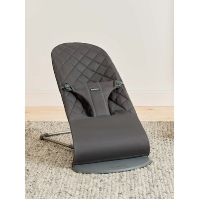 BABYBJÖRN Babywippe Bliss Cotton, Anthracite mit Spielzeug