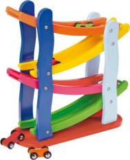 Small Foot Holzrennbahn 4 Autos - beschädigte Verpackung