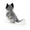 Rappa Câine de pluș husky așezat 30 cm ECO-FRIENDLY