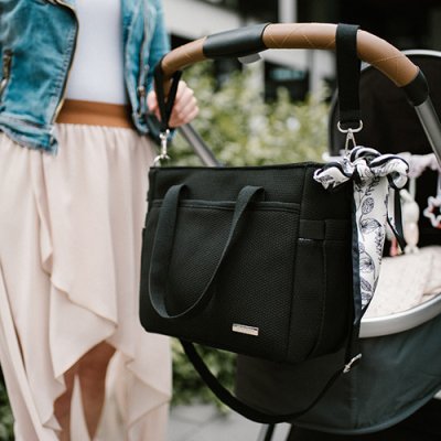 BABYONO Wickeltasche Carmen - black