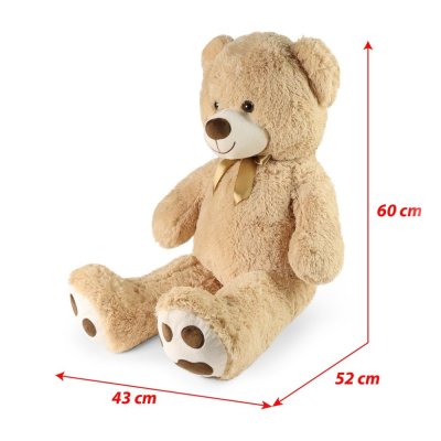 Rappa Grand ours en peluche Fido avec étiquette 100 cm