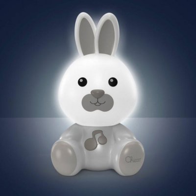 CHICCO Musikalisches Nachtlicht Hase neutral 0m+