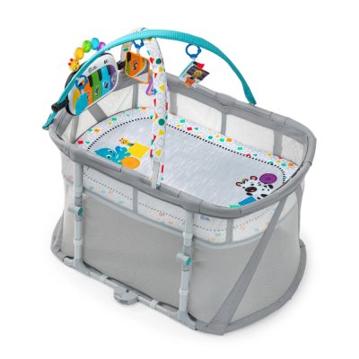 BABY EINSTEIN Berço com parque infantil e piano 3 em 1 Kick & Snooze™ 0m+