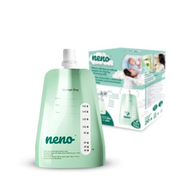 NENO Pungi pentru depozitare lapte matern 20 buc, 150 ml