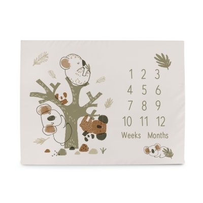 CEBA BABY Meilenstein-Decke zum Fotografieren (92x72) Basic Koala