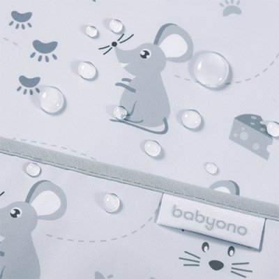 BABYONO Lätzchen Bunny 34 x 33cm, 6m+