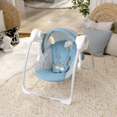 INGENUITY Houpačka s melodií Sun Valley™ Teal 0m+ do 9kg