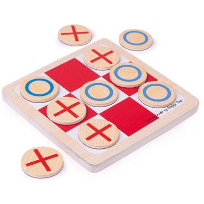 Bigjigs Toys Hölzernes Tic Tac Toe
