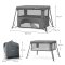KINDERKRAFT Reisebett Cami Grey