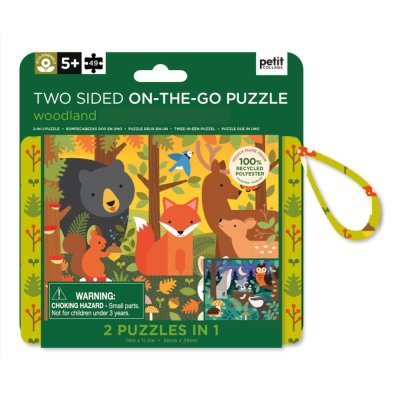 Petit Collage Puzzle 2u1 šumske životinje
