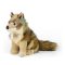 Rappa Pluche coyote/wolf zittend 24 cm ECO-FRIENDLY