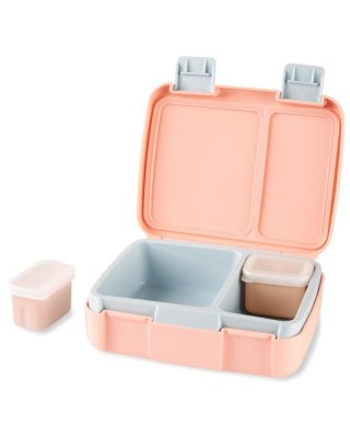 SKIP HOP Pudełko na drugie śniadanie Bento w stylu Spark, tęczowe, 3 lata+