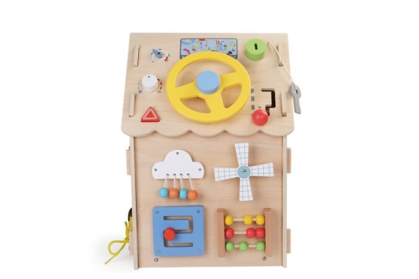 2Kids Toys Activity Board Häuschen Natur