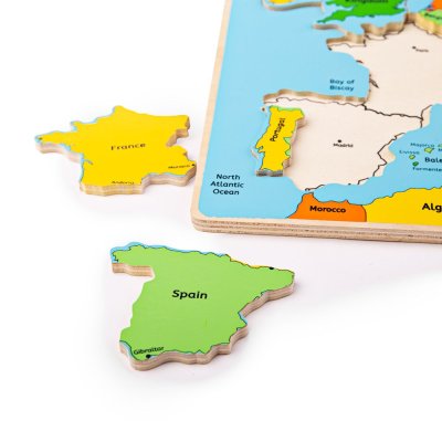 Bigjigs Toys Holzpuzzle Europa Karte 25-teilig