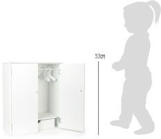 Small Foot Szafa dla lalek biała - uszkodzone opakowanie