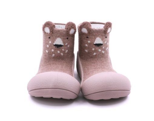 ATTIPAS Botičky Zootopie Bear A21ZO Beige M vel.20, 109-115 mm