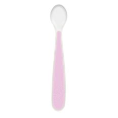 CHICCO Löffel Silikon 2 Stück rosa 6m+