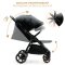 KINDERKRAFT SELECT Sportkinderwagen Mitzy Ink Black