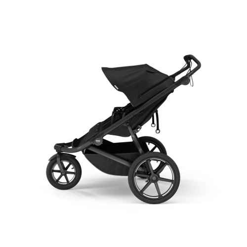 Wózek dla rodzeństwa THULE Urban Glide Double Black/Black, zestaw XXL