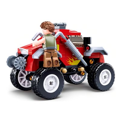 Sluban Town M38-B1105 Red off-road vehicle